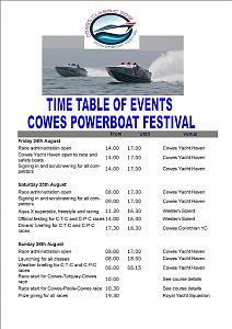 Click image for larger version

Name:	Time Table Cowes Powerboat Race..jpg
Views:	235
Size:	105.4 KB
ID:	35772